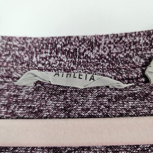 ATHLETA Pose Top Chianti Marl (Wine Red/Purple Heather) XL 721605-02 - Picture 3 of 9